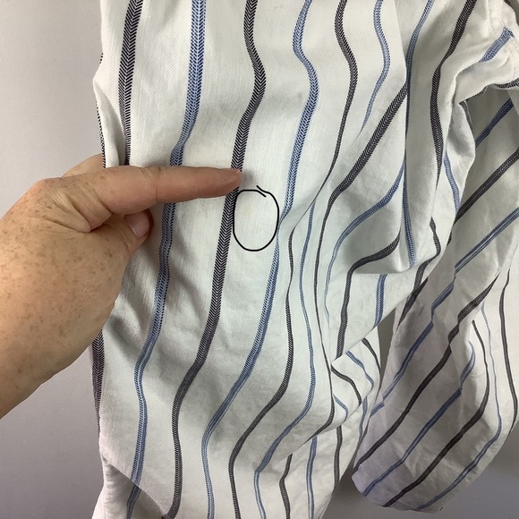 Madewell Slim Emmett Wide-Leg Crop Pants in Montpellier Stripe - Picture 6 of 7